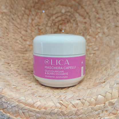 MASCHERA CAPELLI NUTRIENTE INTENSIVA Olio di Argan & Burro di Karitè