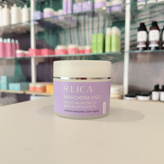 MASCHERA VISO Acido Ialuronico & Rosa Mosqueta