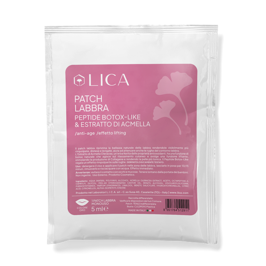 PATCH CONTORNO LABBRA Estratto di Acmella & Peptide Botox-Like