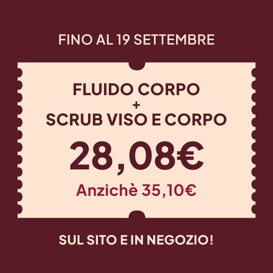 VELLUTO D'ARGAN Fluido Corpo + Scrub Viso e Corpo