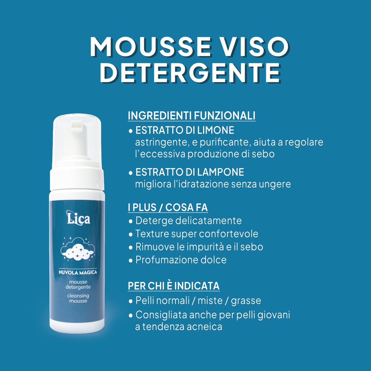 🔮 SET Linea Magica: Mousse Detergente + Maschera Purificante