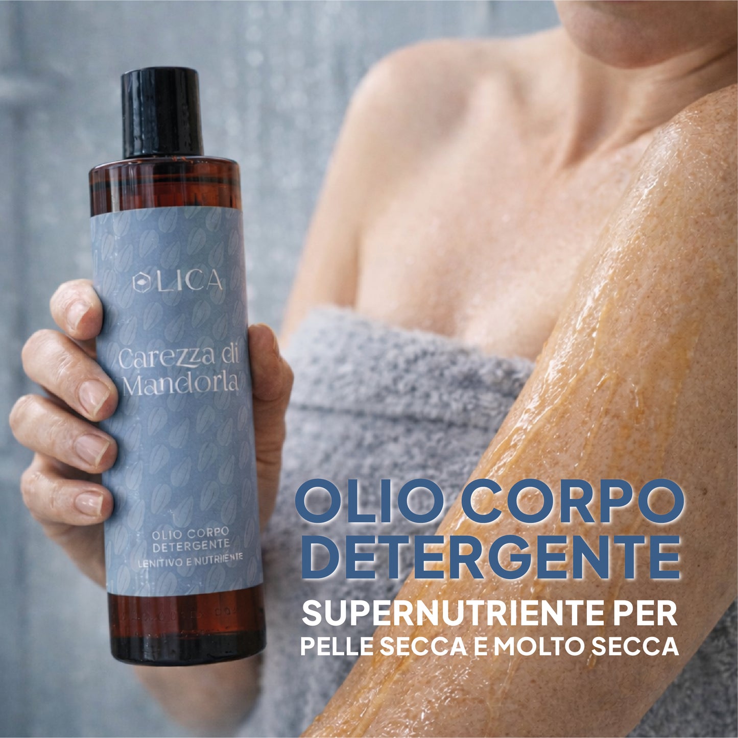 OLIO CORPO DETERGENTE Carezza di Mandorla