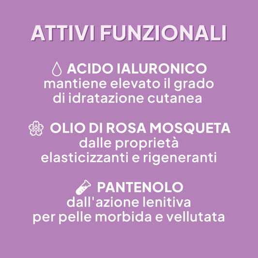 SIERO VISO Acido Ialuronico & Rosa Mosqueta