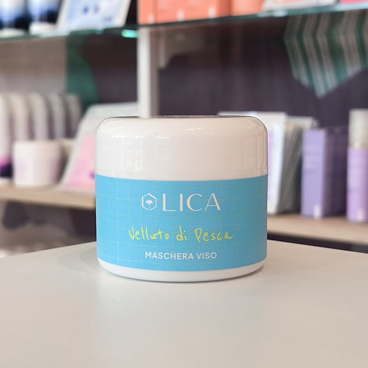 MASCHERA VISO Velluto di Pesca